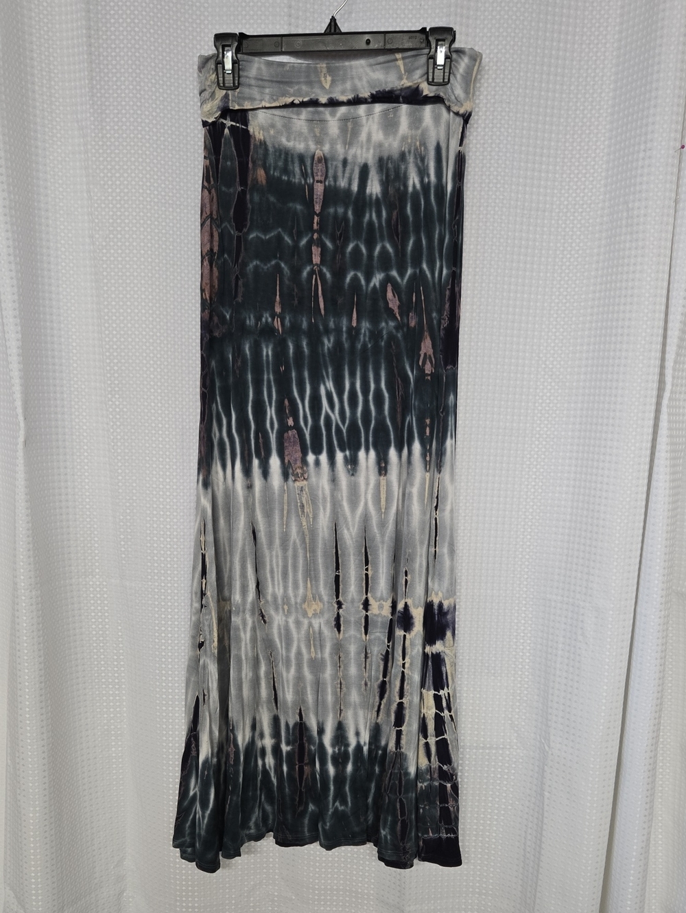 Promesa Tie-Dye Maxi Skirt - Black, Gray, Taupe